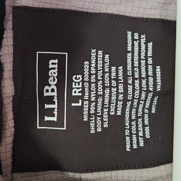 L.L. Bean Women's Black Jacket Coat With Detachable Hood Size Large - Picture 2 of 12